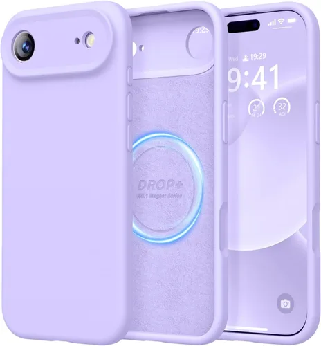 Miniatura 239 de LOVE 3000 Compatible con Funda para iPhone 15, [Cámara de Cobertura Completa de Silicona Suave] [Protección contra Caídas de 8 pies], Forro de Negro