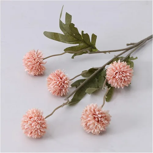 Miniatura 14 de Fake Flowers Dandelion Flower Ball Branch Silk Artificial Flowers Home Wedding Decor Flore Arrangement Accessaries Fake Flores Artificial Flowers