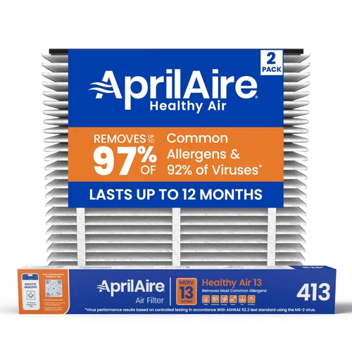 Miniatura 24 de Filtro de Repuesto AprilAire 413 para Purificadores de Aire para Toda la Casa AprilAire - MERV 13, Hogar Saludable Alergia, Filtro de Aire