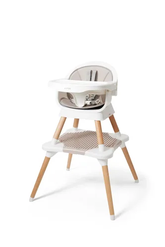 Silla alta 5 en 1 para bebés y niños pequeños, asiento de comedor convertible para bebé, asiento portátil para piso/elevador, bandeja ajustable con