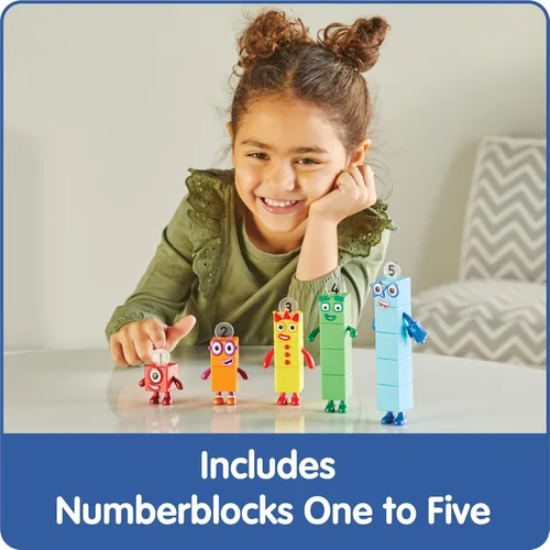 Miniatura 2 de hand2mind Numberblocks Friends Uno a Cinco, Set de Figuras de Acción, Figuras de Juguete y Sets de Juego, Pequeñas Figurillas para Niños, Bloques