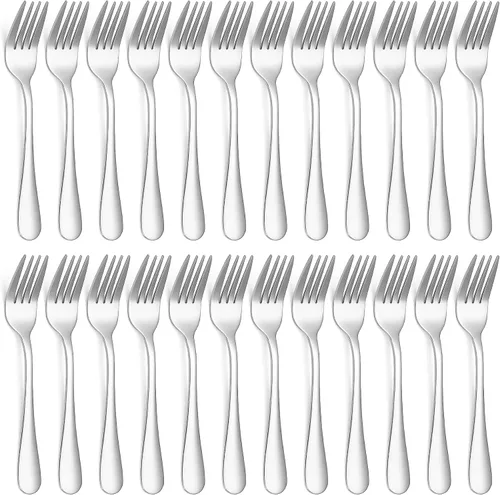 Miniatura 11 de Evanda Juego de Tenedores de Postre de 12 Piezas, Tenedor de Pastelería de Acero Inoxidable de 5.62", Tenedor de Aperitivos para Frutas, Pasteles