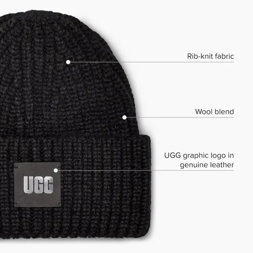Miniatura 3 de UGG Gorro de punto acanalado grueso para mujer