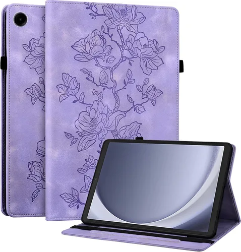 Miniatura 41 de Funda para Samsung Galaxy Tab S5e 10.5 2019 Modelo SM-T720/T725/T727, funda delgada de piel sintética con soporte multiángulo y soporte