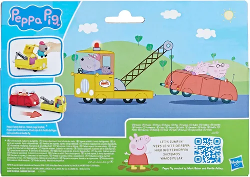 Miniatura 13 de Peppa Pig Juego de vehículos de construcción y figuras de camión de remolque del abuelo, juguetes preescolares para niños y niñas de 3 años