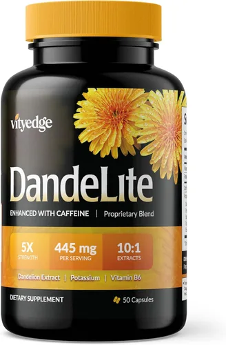 Píldora de agua diurética natural para piernas hinchadas, pies y tobillos - La dandelita te ayuda a obtener alivio de la retención de agua y el