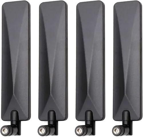 Miniatura 8 de Bingfu Antena celular 4G LTE RP-SMA macho 9dBi paquete de 10 unidades para cámara de juego de senderos, enrutador inalámbrico, compatible