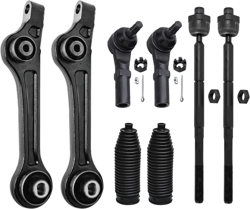 Miniatura 104 de Detroit Axle - Kit de brazos de control de extremo delantero de 8 piezas para Dodge Dakota 00-04, Durango 00-03, 4 brazos de control superior e