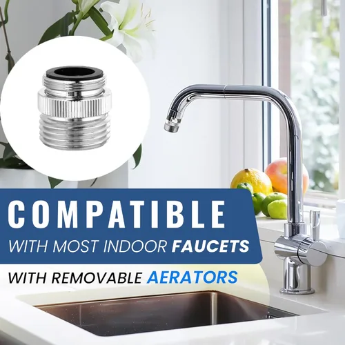 Miniatura 4 de EZ Jug - Kit de filtración de agua con adaptador de grifo para interiores, filtra y llena jarras de 5 galones de cualquier grifo interior estándar