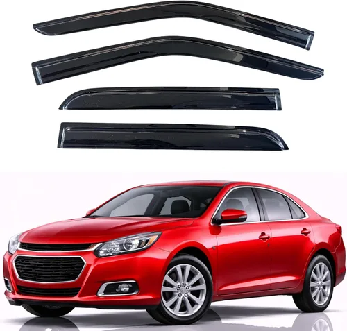 Miniatura 131 de KPY Visor de ventana compatible con Hyundai Tucson 2021-2025, 4 piezas de deflector de ventilación para ventana lateral, estilo Mugen, protector