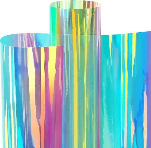Miniatura 5 de VViViD láminas de vinilo para coloración de ventana, transparentes, coloridas, Azul Naranja