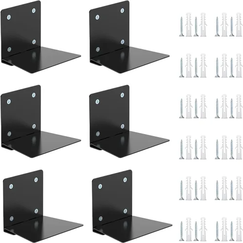 Miniatura 9 de Eapele Estantería flotante invisible, estanterías colgantes de alta resistencia, estantería oculta montada en la pared de acero con accesorios