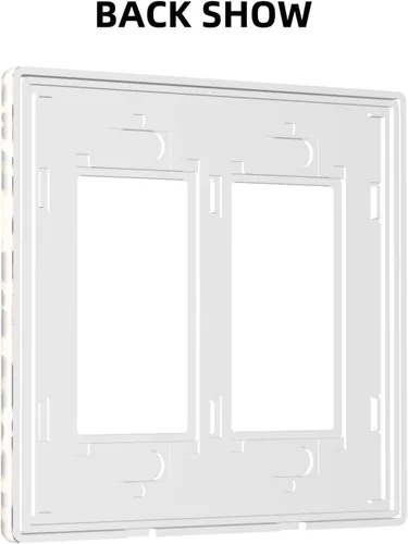 Miniatura 709 de Placa de Interruptor de Luz Azul de 1 Gang, Placa de Pared Decorativa de Palanca Individual, Cubierta de Placa de Pared de Palanca, Placa Frontal