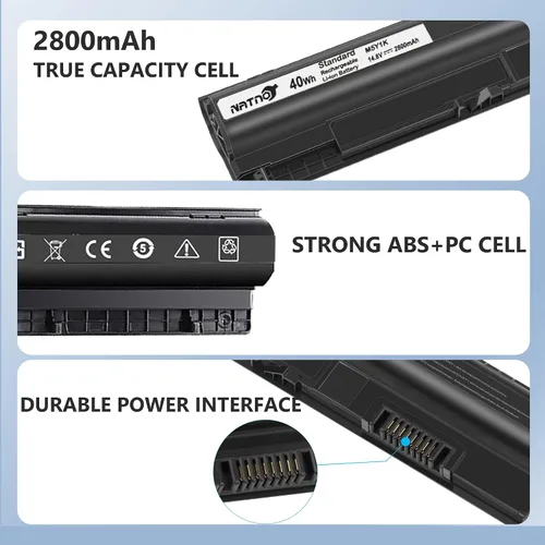 Miniatura 5 de M5Y1K - Batería para portátil Dell Inspiron 14-3000 14-5000 15-3000 15-5000 Series 3451 3458 3551 3552 3558 5451 5551 5552 5555 555 555 558 5 559