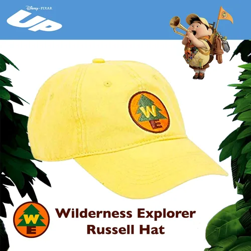 Miniatura 2 de Concept One Disney Pixar Up Wilderness Explorer - Gorra de béisbol de algodón ajustable con ala curvada color amarillo Amarillo