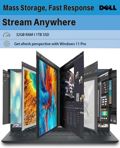 Miniatura 3 de Dell Inspiron 3525 - Laptop empresarial, 15.6 pulgadas FHD, AMD Ryzen 7 5825U, Windows 11 Pro, 32 GB de RAM, SSD de 1 TB, Wi-Fi, HDMI, Bluetooth