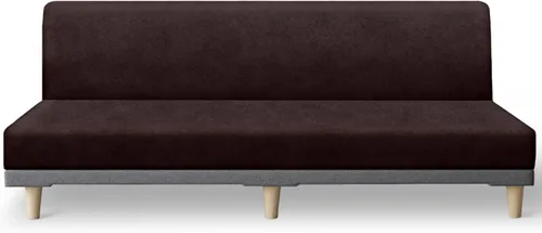 Miniatura 41 de molasofa - Funda elástica para futón de aspecto de cuero, cubierta para sofá sin brazos, protector de muebles con parte inferior elástica, funda