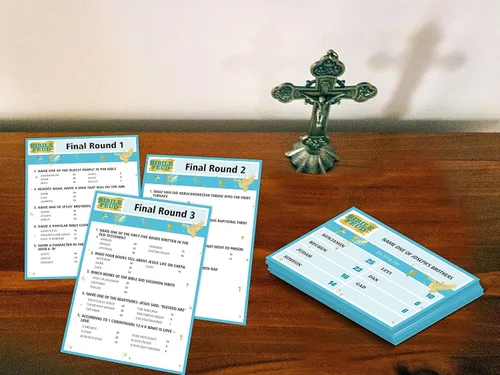 Miniatura 3 de Juegos bíblicos para adultos y familia, juego de peleas familiares para adultos, estudio bíblico, regalos religiosos, tarjetas cristianas como