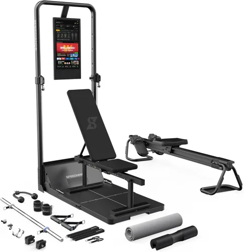 Miniatura 13 de Speediance Gimnasio en casa, máquina Smith multifuncional inteligente alimentada por IA para entrenamiento de fuerza de cuerpo completo
