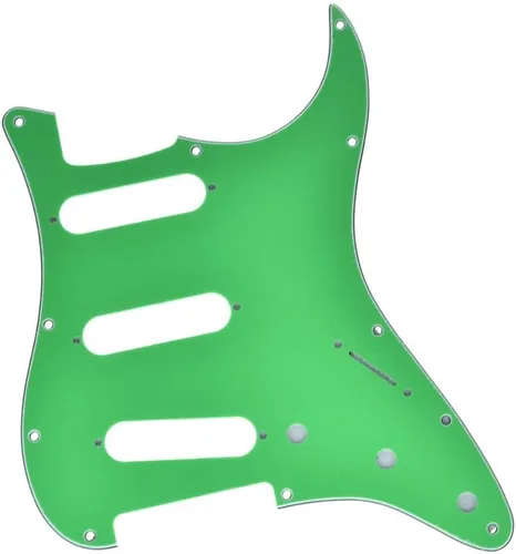 Miniatura 24 de KAISH - Golpeador de 11 agujeros estilo ST/Strat, SSS, para Stratocaster de EE. UU./México, perla de abulón