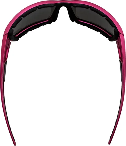 Miniatura 5 de Global Vision Sly - Gafas de sol acolchadas para mujer, montura metálica rosa con lentes ahumadas
