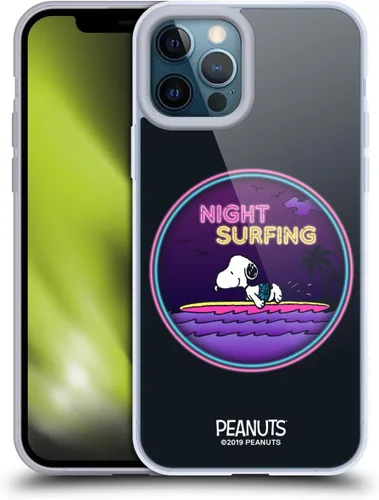 Miniatura 158 de Head Case Designs Peanuts Tropical Surf Snoopy Aloha Disco Gel Funda con licencia oficial [protección de grado militar] compatible con Apple iPhone
