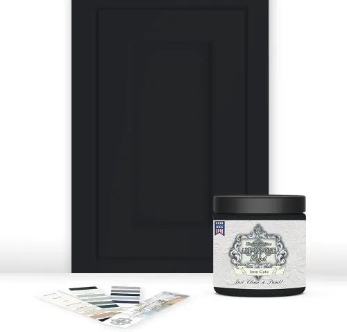 Miniatura 95 de Pintura TODO EN UNO, Abbey (gris cálido), Muestra de 8oz - Pintura duradera para gabinetes y muebles. Imprimación y capa superior incorporadas,