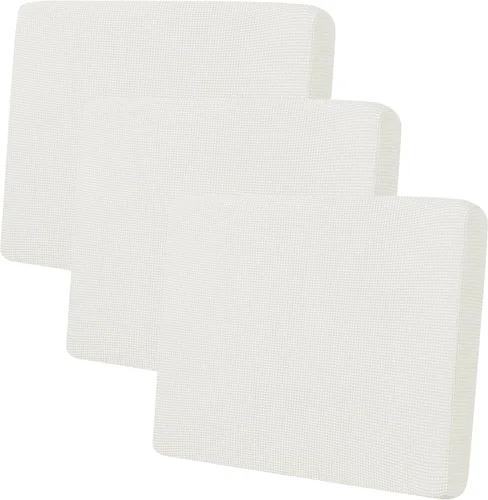 Miniatura 104 de Easy-Going - 4 Fundas de cojín elásticas para sofá seccional, izquierda/derecha, en forma de L, funda de asiento antideslizante, suave, flexible
