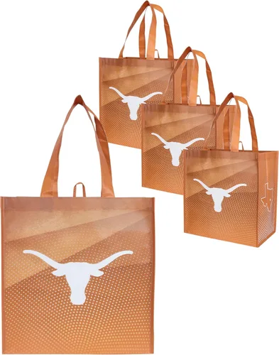 Miniatura 5 de FOCO Bolsas de compras reutilizables con logotipo del equipo de la NCAA