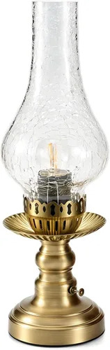 Miniatura 11 de UMEXUS Lámpara de mesa inalámbrica recargable vintage con atenuador y control táctil, pequeñas luces alimentadas por batería, lámpara retro
