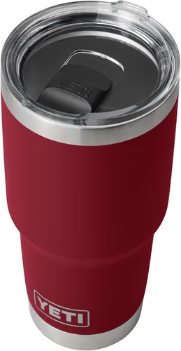 Miniatura 3 de YETI Rambler - Vaso aislado al vacío de acero inoxidable de 30 onzas con tapa MagSlider Cosecha Rojo