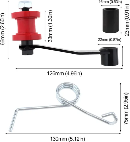 Miniatura 2 de Windance Herramienta de ajuste de cadena fija de resorte tensor de cadena para motocicleta ATV