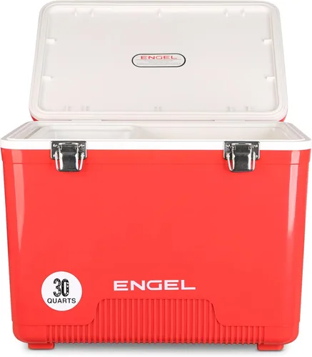 Miniatura 10 de Engel UC30 30qt a prueba de fugas, hermético, enfriador de caja de secado y caja de almuerzo rígida