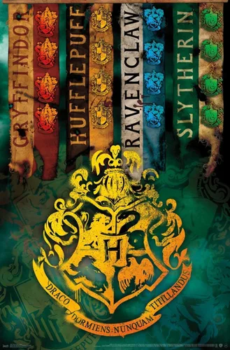 Miniatura 16 de Trends International The Wizarding World: Harry Potter - Póster de pared con crestas de la casa, 14.725 x 22.375 pulgadas, versión enmarcada