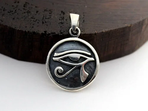 Miniatura 3 de COSUMOSU 925 Sterling Silver Eye of Horus Egypt Protection Pendant