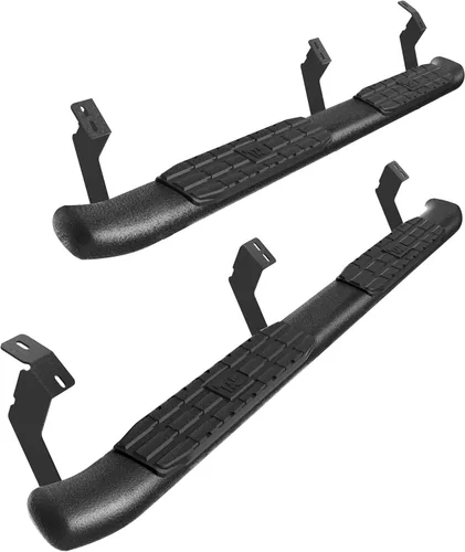 TAC - Escalones laterales ovalados PNC de 4.25 pulgadas para Toyota Tacoma 2005-2023, camionetas de doble cabina para Toyota Tacoma 2005-2023,