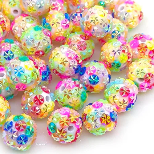 Miniatura 9 de Cuentas de diamantes de imitación de colores de 0.78 pulgadas, 0.63 pulgadas, 0.55 pulgadas, 0.394 pulgadas, 0.394 pulgadas, 0.394 pulgadas, 0.394