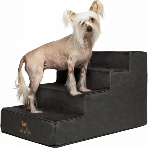 Miniatura 12 de Noah & Paw Escaleras para Perros, Rampa para Perros para Cama (17" Extra Ancha) Escaleras para Mascotas para Cama Alta, Diseñadas para Razas