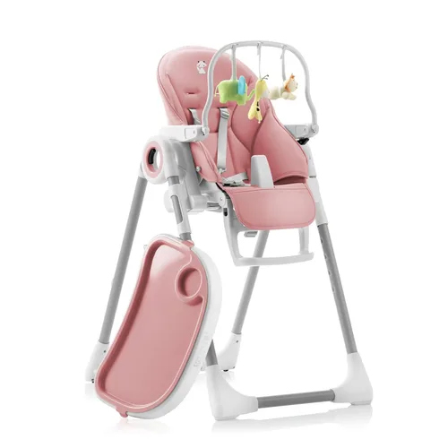 Miniatura 9 de Silla alta para bebé ajustable a 7 alturas diferentes - Sillas altas plegables para bebés y niños pequeños - Silla para comer de bebé - Azul Negro