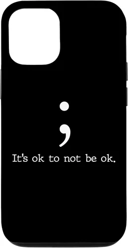 Miniatura 27 de Mental Health Awareness Shirts Semicolon Quote Gift Case for iPhone 17