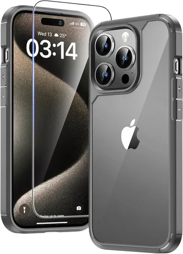 Miniatura 138 de TAURI Funda magnética 2 en 1 transparente para iPhone 14 Pro, compatible con Magsafe [no amarillenta] con protector de pantalla, protección de grado