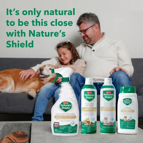 Miniatura 7 de Hartz Nature's Shield - Champú para perros Flea & Tick Protección botánica maximizada y prevención con aceites de canela, citronela y romero, 14