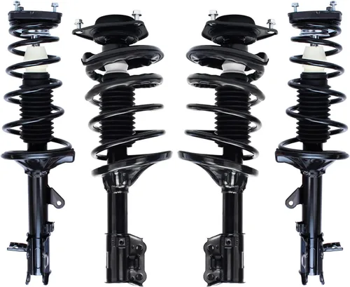 Miniatura 18 de Detroit Axle - 4 piezas de soportes para Toyota 2004 2005 2006 2007 2008 2009 Prius, soportes delanteros y traseros con resortes helicoidales