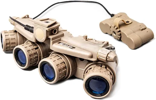 Miniatura 2 de Aetheria Gafas de visión nocturna para caza táctica Cosplay GPNVG18 Casco Mount Set-Four-Tube Binocular Beige Bronceado