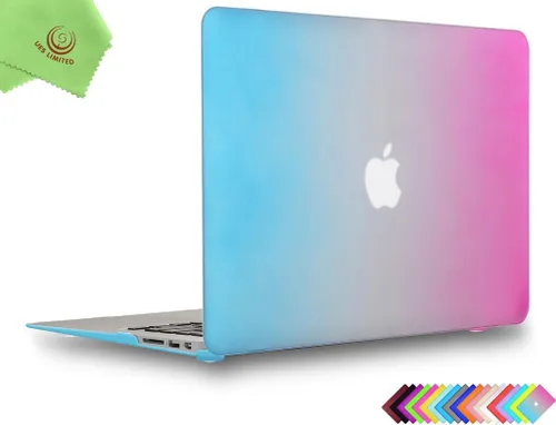 Miniatura 59 de Carcasa para MacBook Air de 13 pulgadas, UESWILL, carcasa rígida mate de tacto suave para MacBook Air de 13 pulgadas (Modelo A1466 / A1369) de Negro