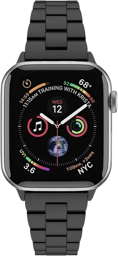 Compatible con Apple Watch Band para mujer y hombre de 1.614 in 1.575 in 1.496 in 1.732 in 1.772 in 1.654 in Ultra 1.929 in, pulsera de metal de
