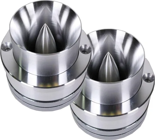 Audiotek W460S - Tweeter de titanio de 600 vatios para coche, 1 par, 8 ohmios con filtro de condensador integrado, paquete de 2