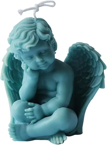 Miniatura 10 de Angel Series Jabón de vela Resina Artesanía Molde de silicona (IB-Angel-Book)