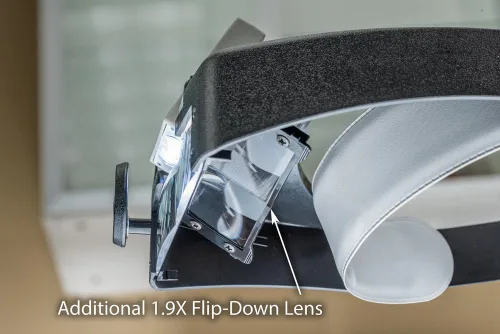 Miniatura 8 de SE Lupa de Cabeza Iluminada de Doble Lente Abatible, Lupa de Cabeza, Herramientas para Trabajos de Reparación y Precisión, Faro Ajustable, Lupa