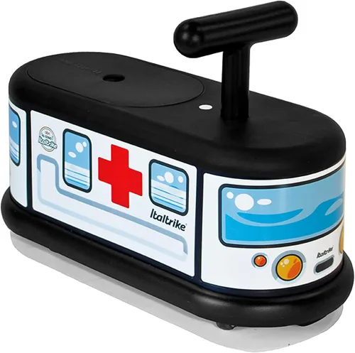 Italtrike La Cosa - Juguete de paseo para niños pequeños y niños, uso en interiores y exteriores, diseño seguro, ruedas resistentes de 360 grados